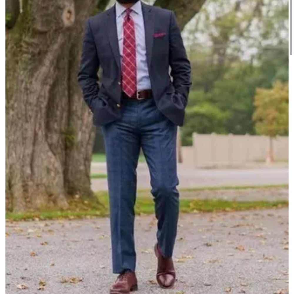 Men's Navy Blue Suit pants